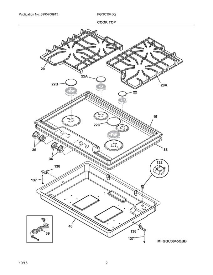 Diagram for FGGC3045QSD