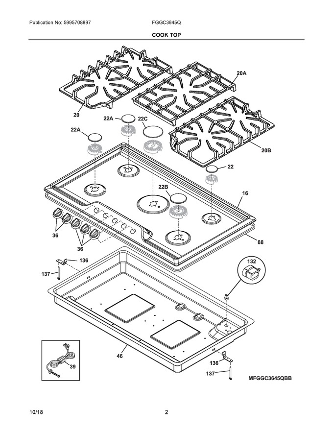 Diagram for FGGC3645QSD