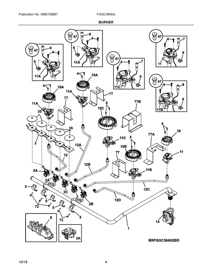 Diagram for FGGC3645QSD