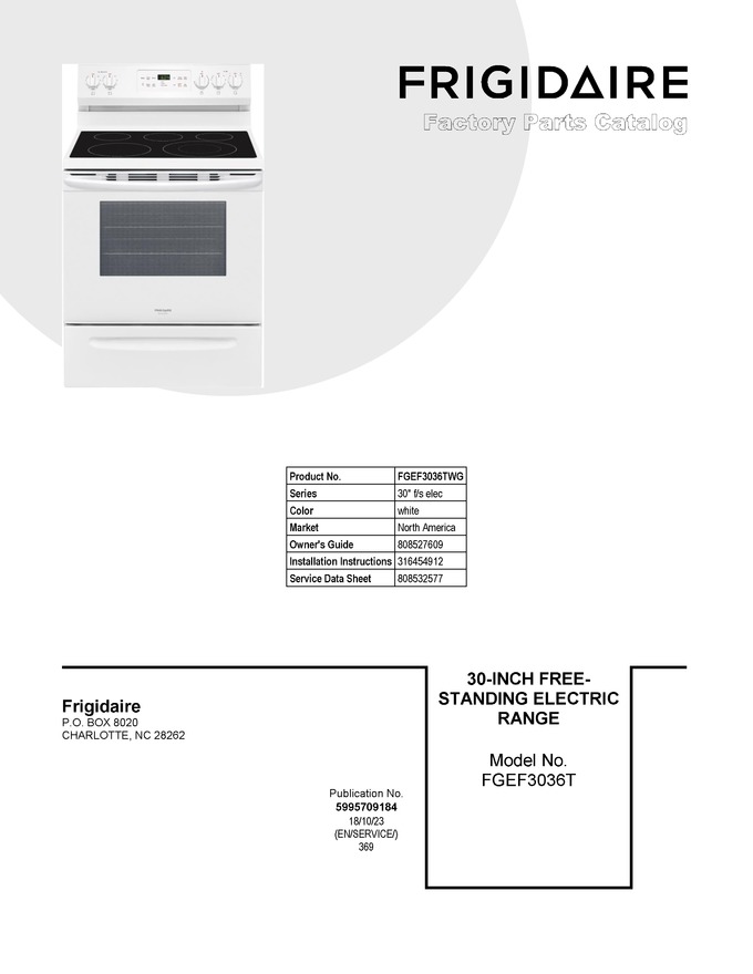 Diagram for FGEF3036TWG