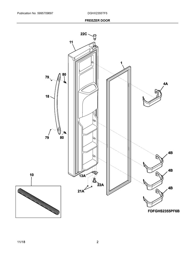 Diagram for DGHX2355TF5