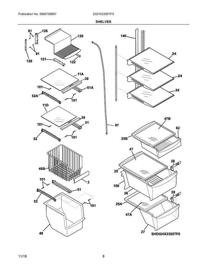 Diagram for DGHX2355TF5