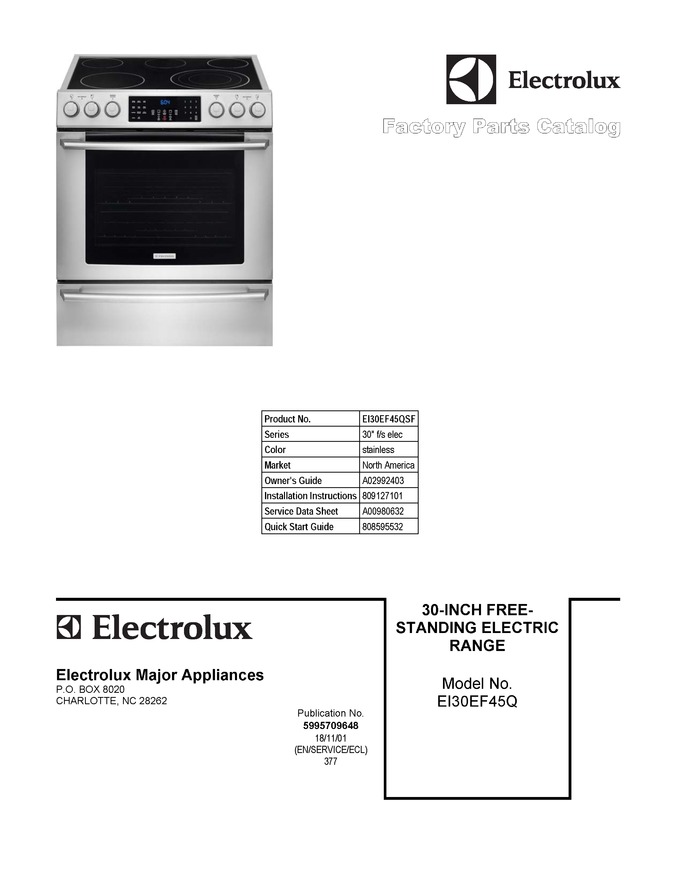 Diagram for EI30EF45QSF