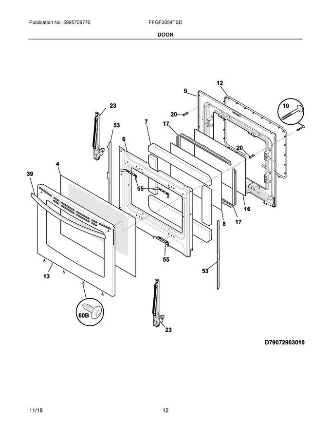Diagram for FFGF3054TSD