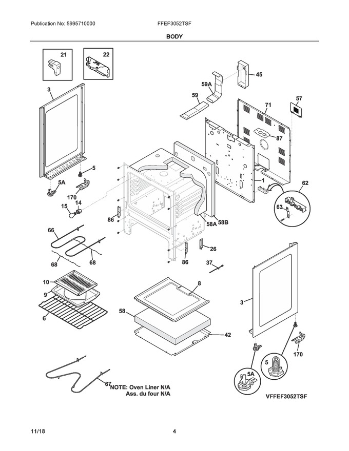Diagram for FFEF3052TSF