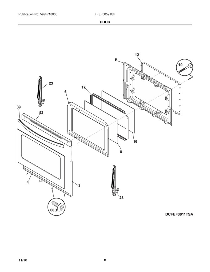 Diagram for FFEF3052TSF