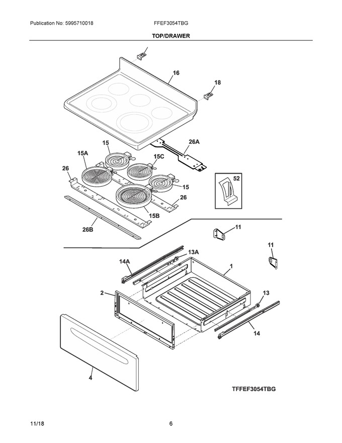 Diagram for FFEF3054TBG