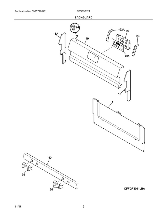 Diagram for FFGF3012TBC