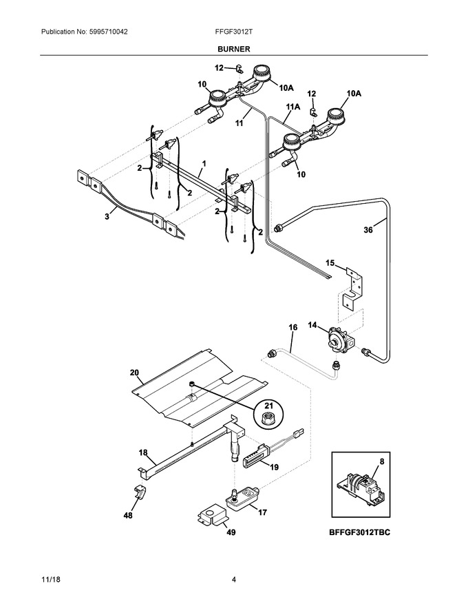 Diagram for FFGF3012TBC