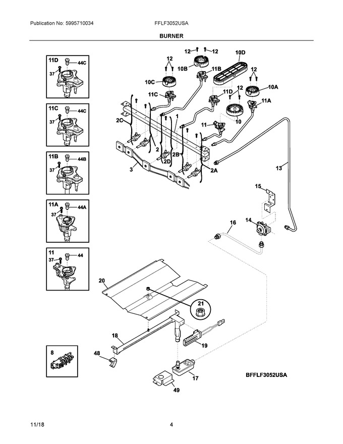 Diagram for FFLF3052USA