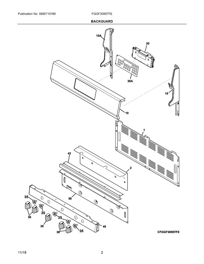 Diagram for FGGF3059TFE