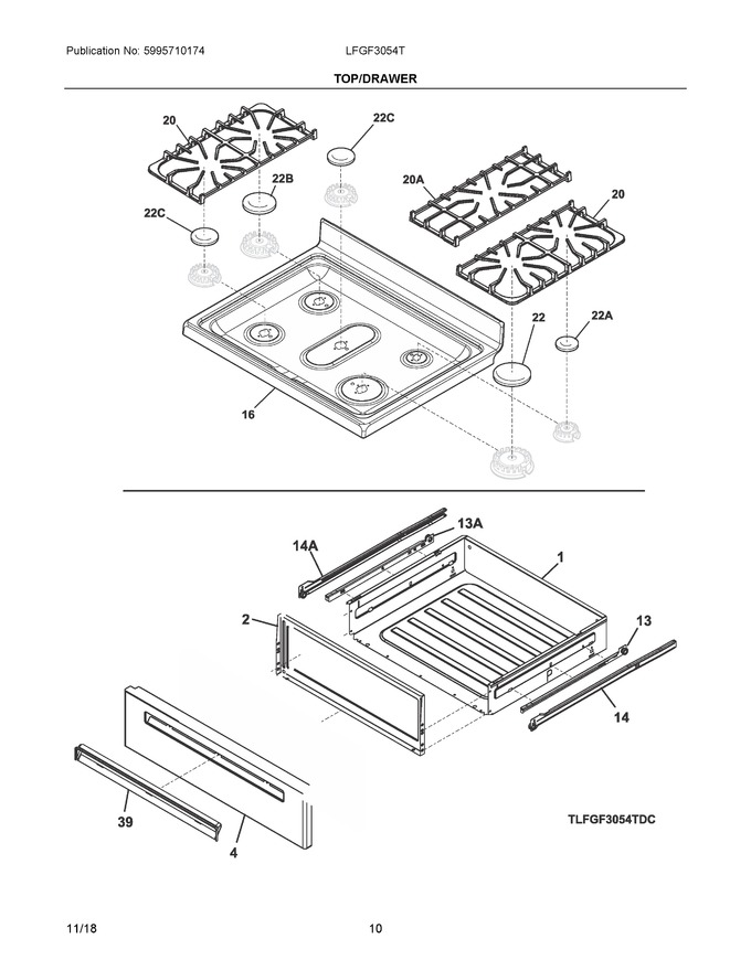 Diagram for LFGF3054TFD