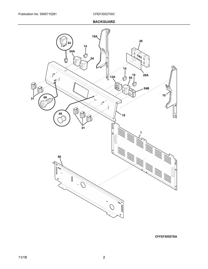 Diagram for CFEF3052TWC