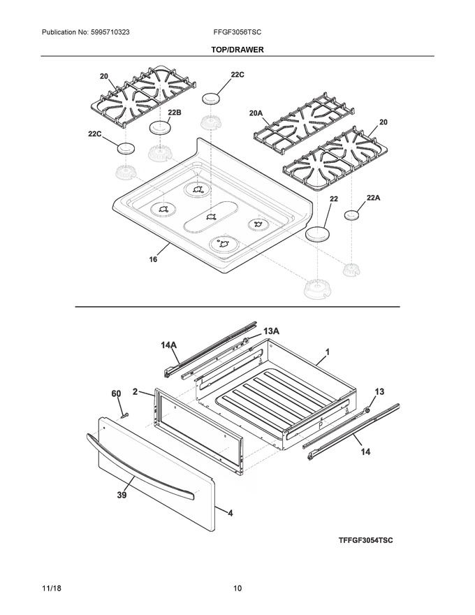 Diagram for FFGF3056TSC