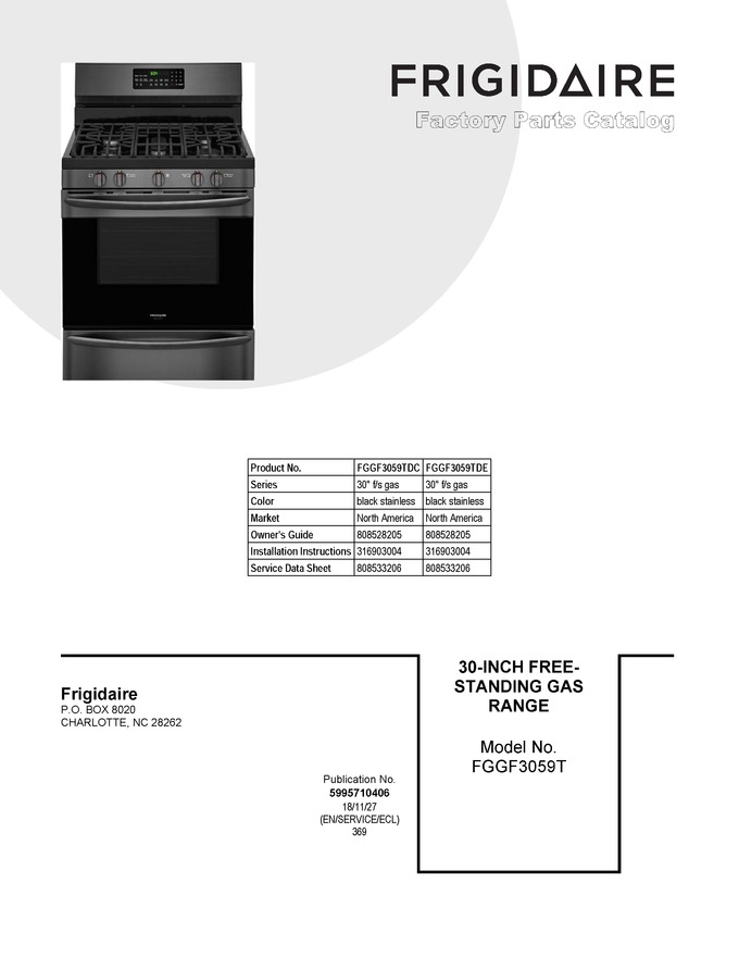 Diagram for FGGF3059TDE