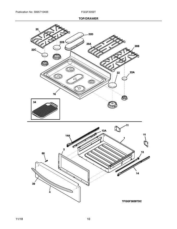 Diagram for FGGF3059TDE