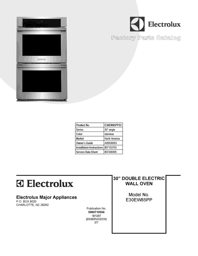 Diagram for E30EW85PPSC
