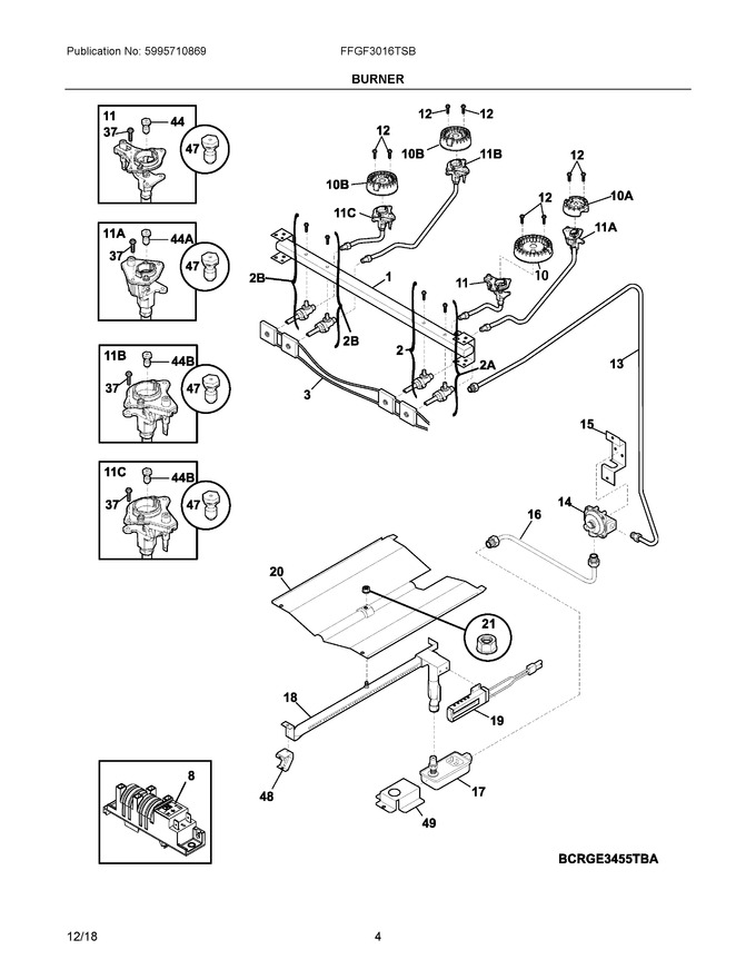 Diagram for FFGF3016TSB