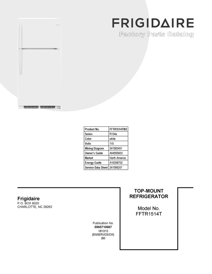 Diagram for FFTR1514TW2