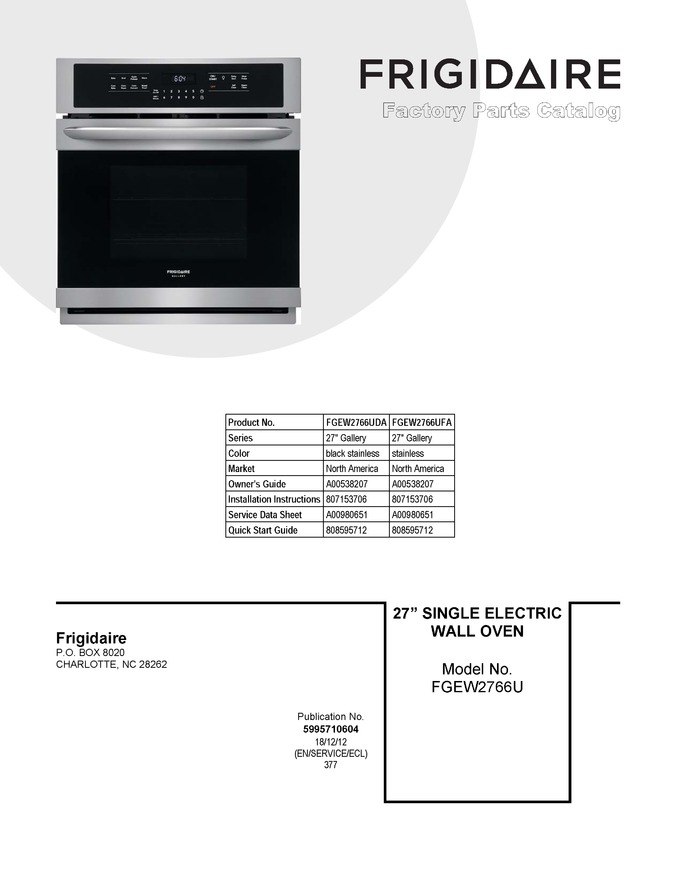 Diagram for FGEW2766UFA