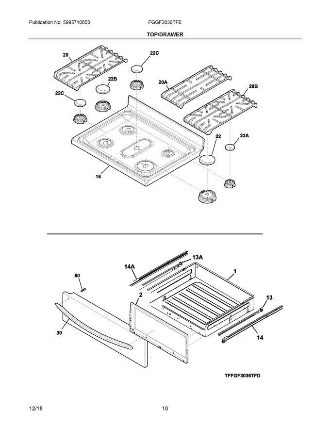 Diagram for FGGF3036TFE