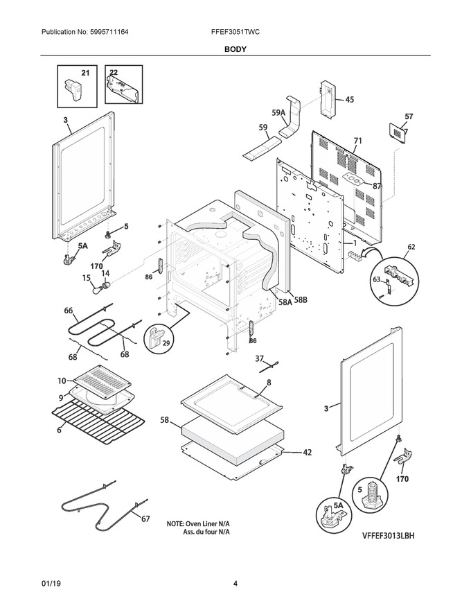 Diagram for FFEF3051TWC