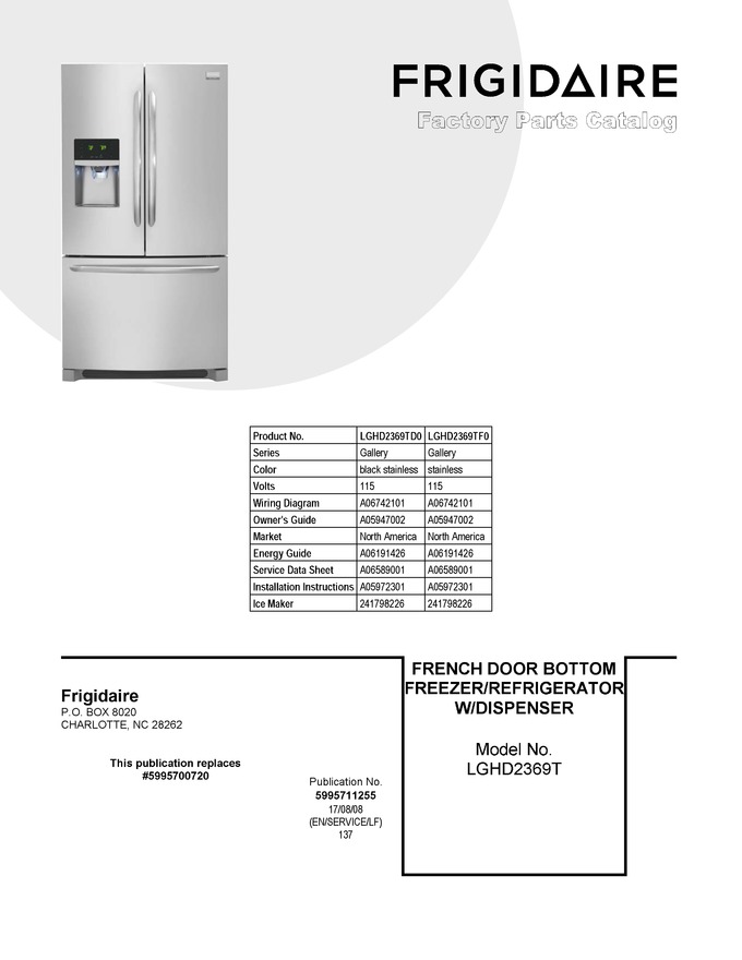 Diagram for LGHD2369TD0