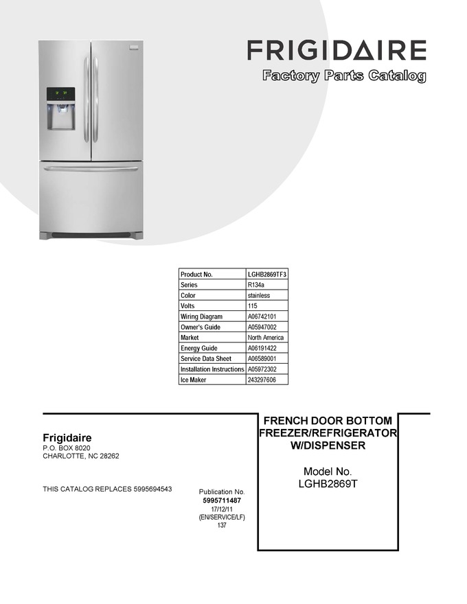Diagram for LGHB2869TF3