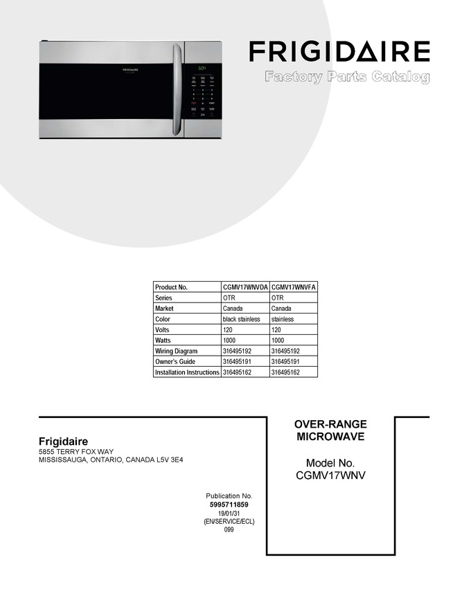 Diagram for CGMV17WNVDA