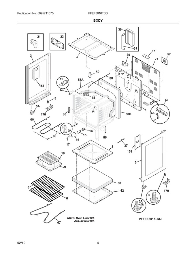 Diagram for FFEF3016TSD