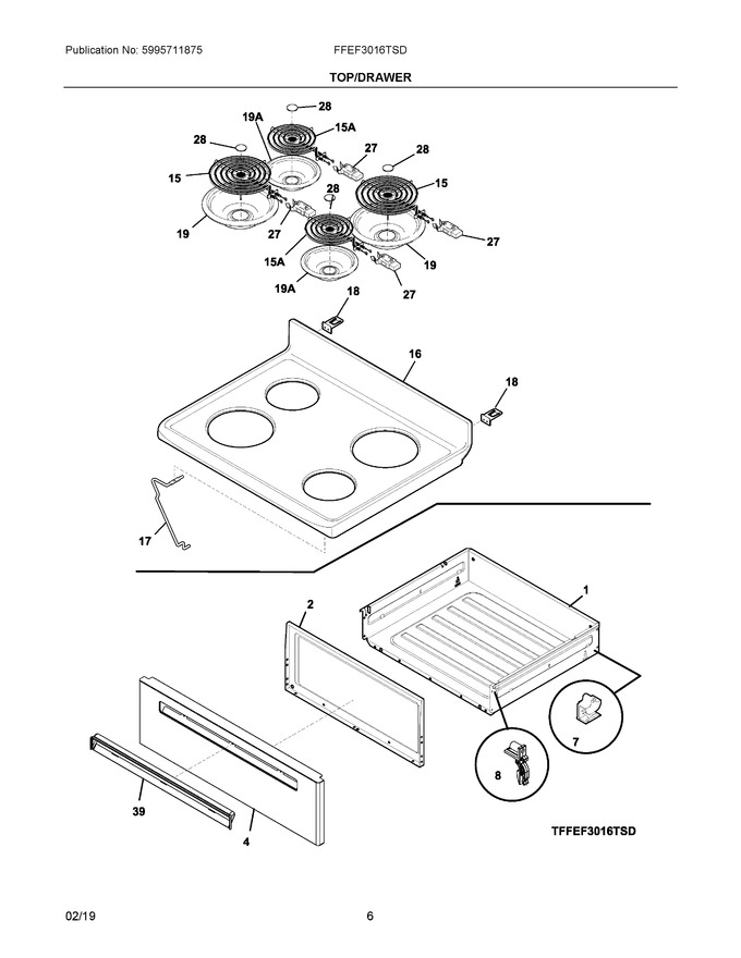 Diagram for FFEF3016TSD