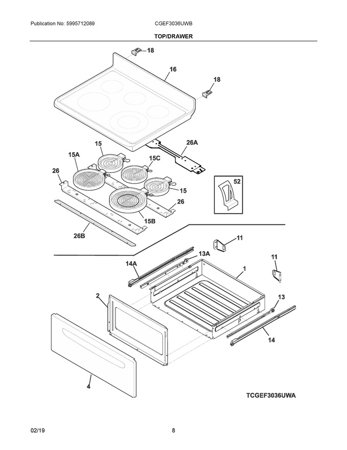 Diagram for CGEF3036UWB