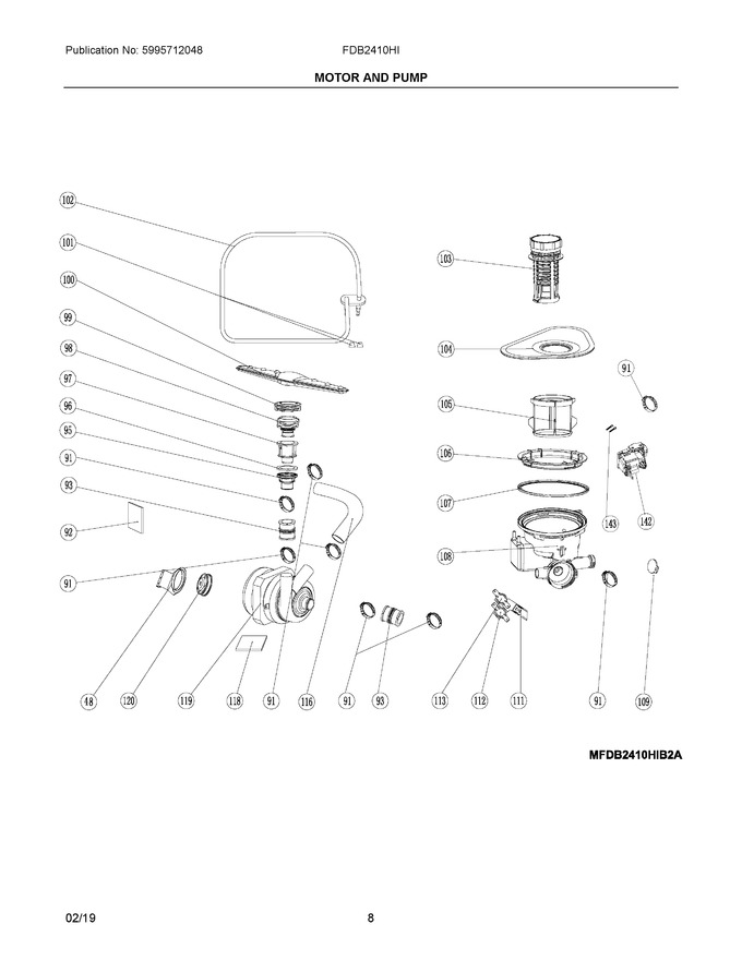 Diagram for FDB2410HIB2A