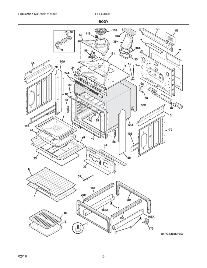 Diagram for FFGS3026TWA