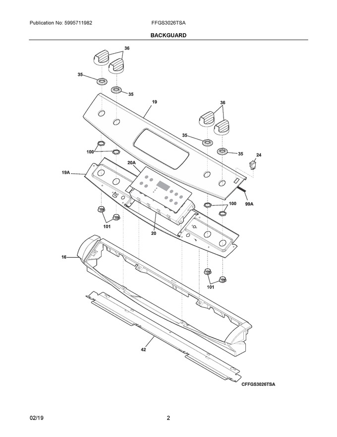 Diagram for FFGS3026TSA