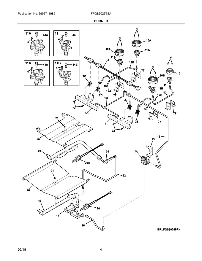 Diagram for FFGS3026TSA