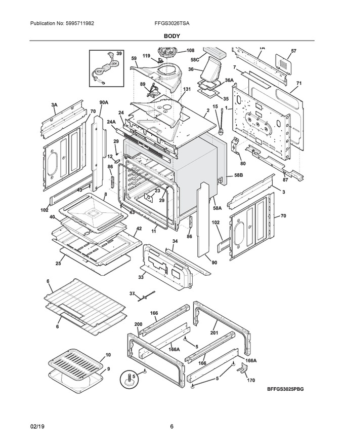 Diagram for FFGS3026TSA