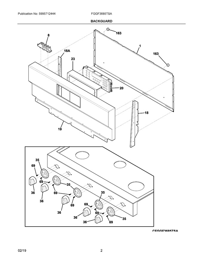 Diagram for FGGF3685TSA