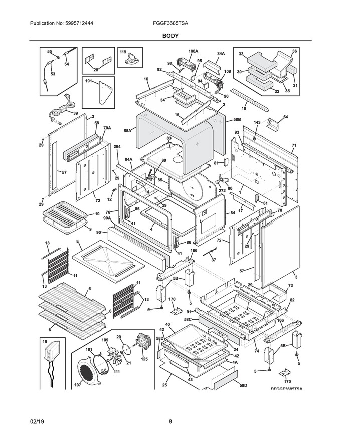 Diagram for FGGF3685TSA