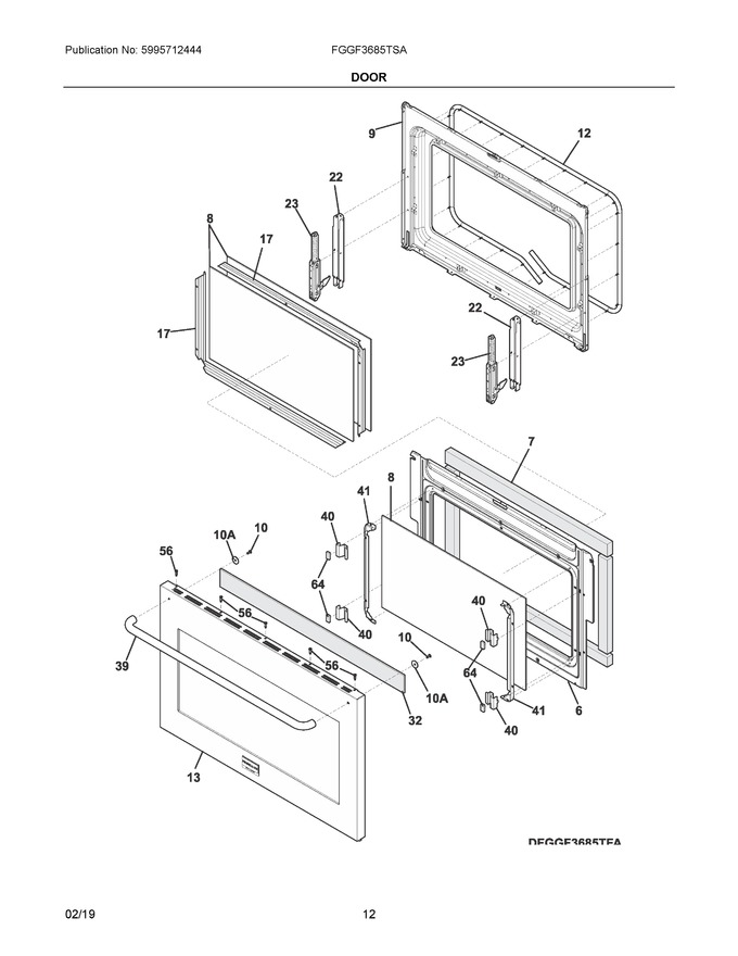 Diagram for FGGF3685TSA