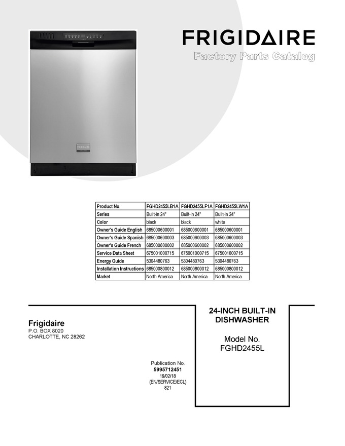 Diagram for FGHD2455LB1A