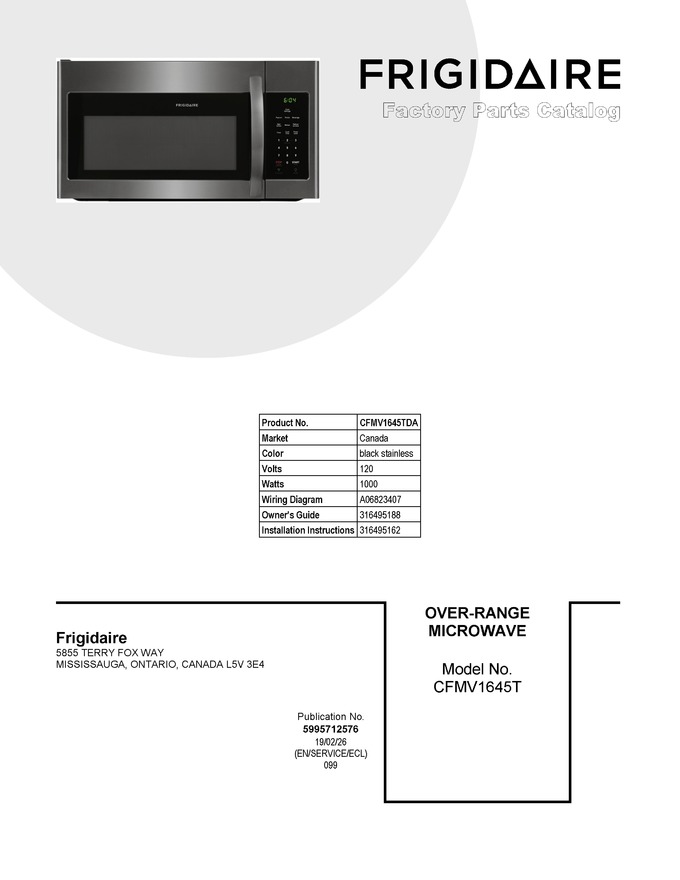 Diagram for CFMV1645TDA