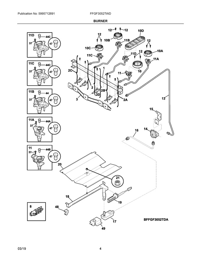 Diagram for FFGF3052TWD