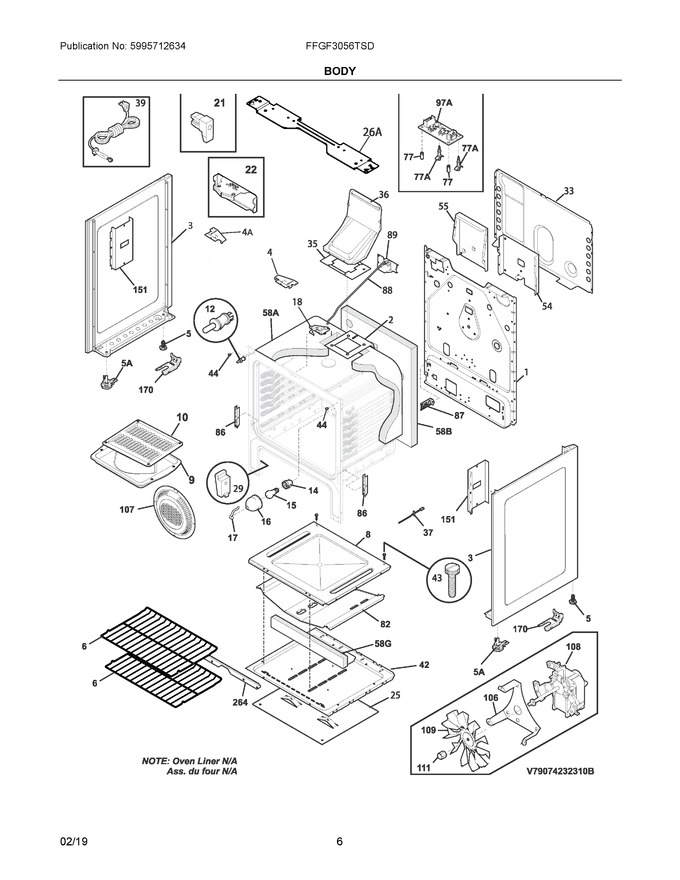 Diagram for FFGF3056TSD