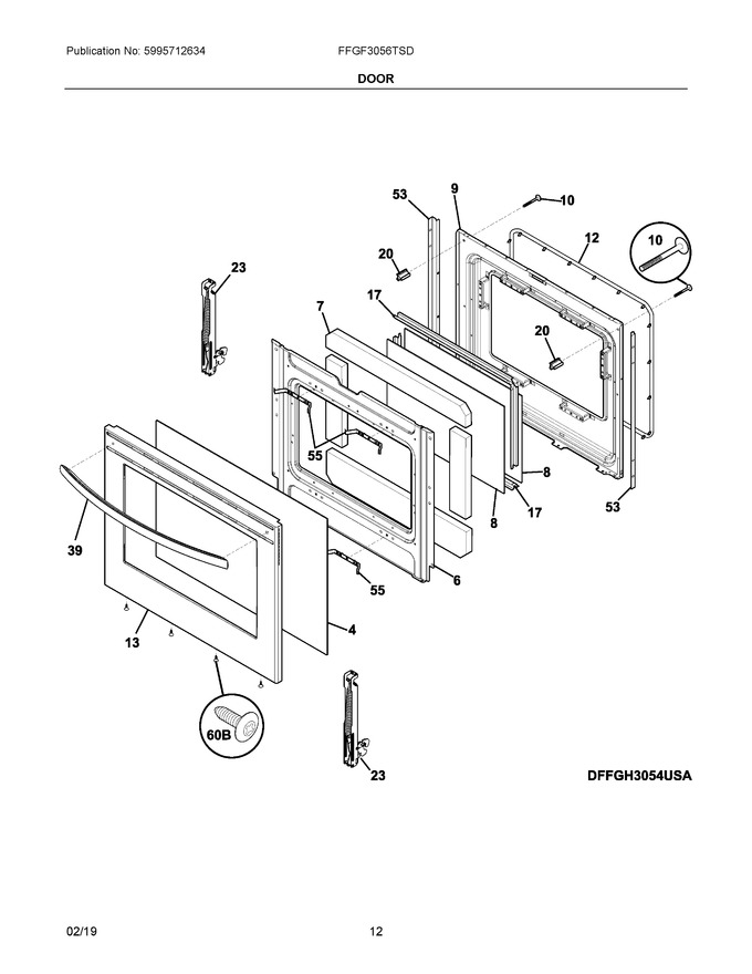 Diagram for FFGF3056TSD