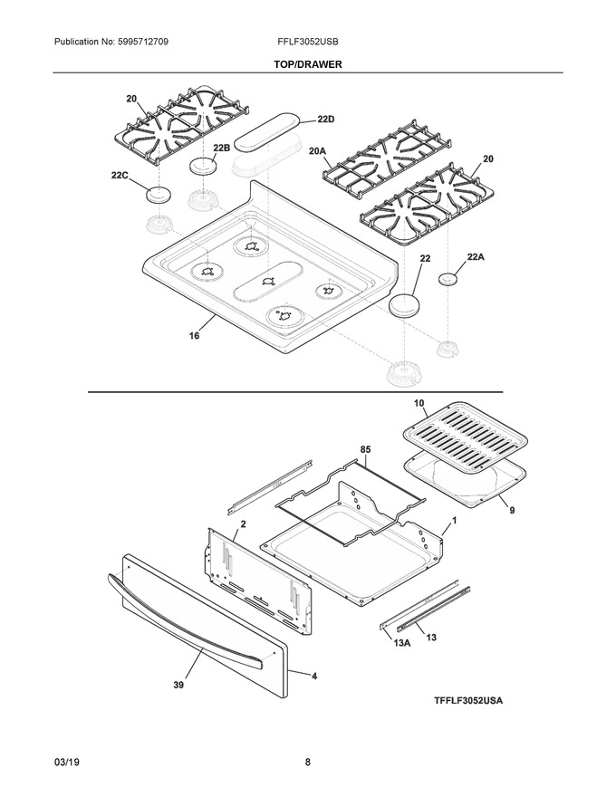 Diagram for FFLF3052USB