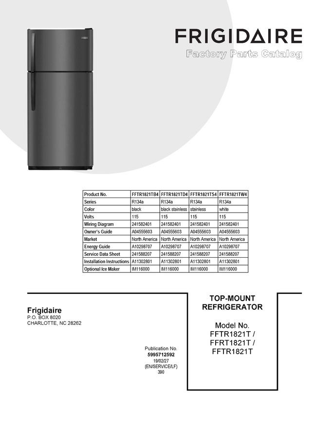 Diagram for FFTR1821TB4