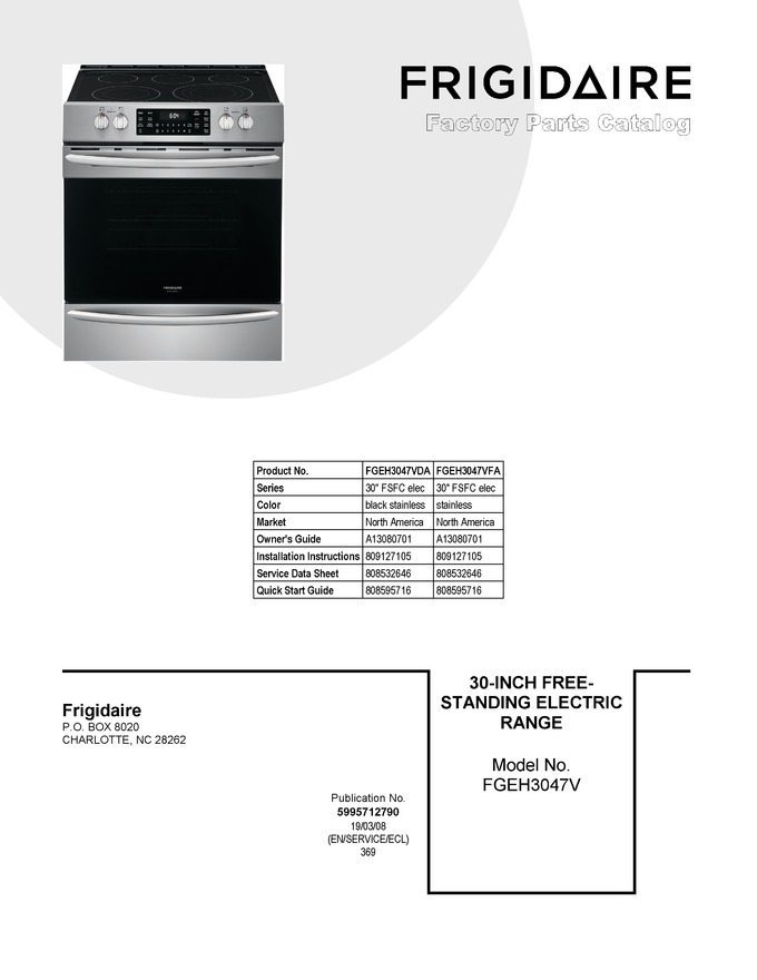 Diagram for FGEH3047VDA