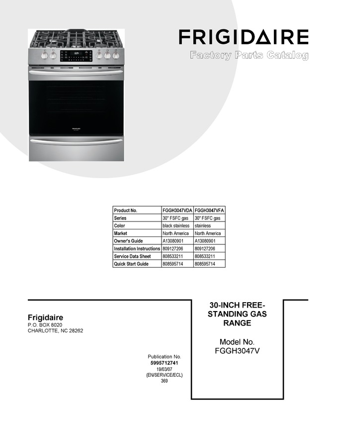 Diagram for FGGH3047VDA