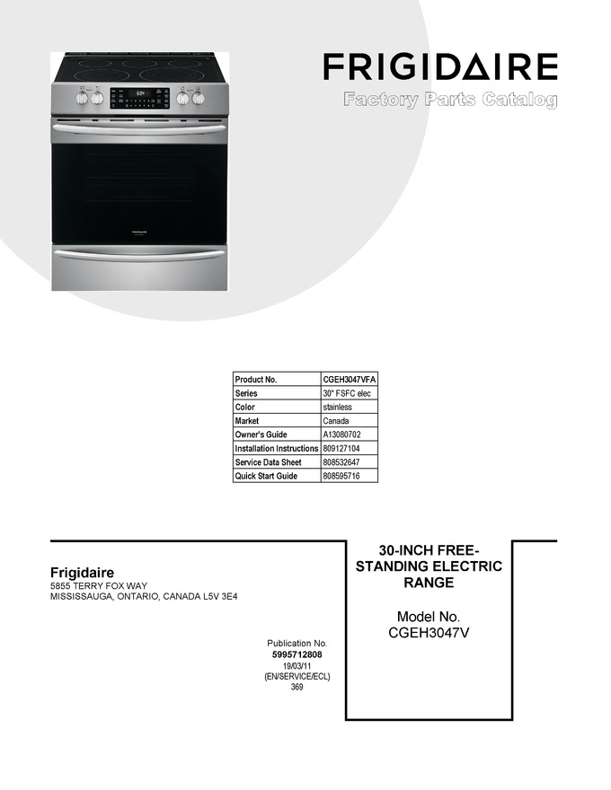 Diagram for CGEH3047VFA